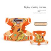 背心型狗皮带小尺寸 狗泰迪比雄波美拉尼亚小狗挽具户外行走绳狗