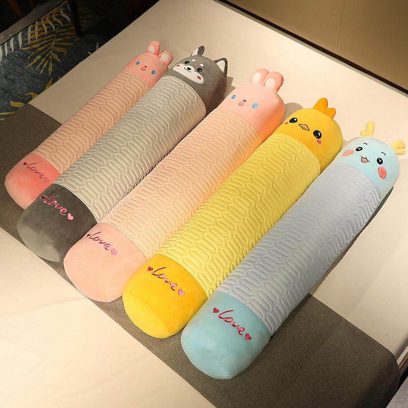 冰丝胶长条抱FS757251枕睡上觉抱床圆柱枕头女生侧睡夹腿乳款男可