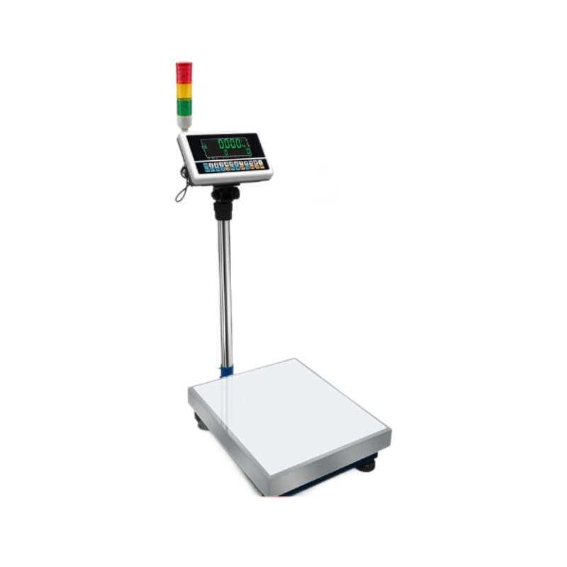 莞龙高精度计数电子秤 多功能上下限三色灯报警工业磅秤落地电子