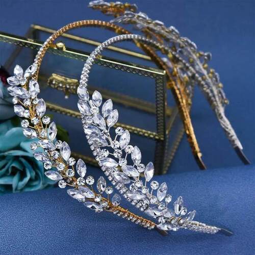 DZ056 Bridal Hairband Baroque Headband Bride Hair Jewelry Pa