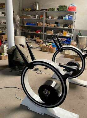 可扫码喷泉的互动喷水的发光车不锈钢材质网红暖场道具