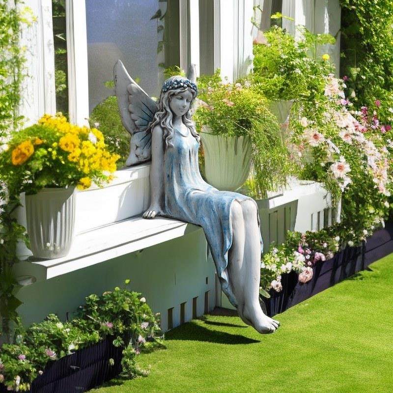 阳台摆件户外庭院花仙子天使阳台桌面大号款园艺布置造景花园装饰,家居饰品,户外/庭院摆件,淘宝优惠券,粉丝福利购,淘宝优惠卷