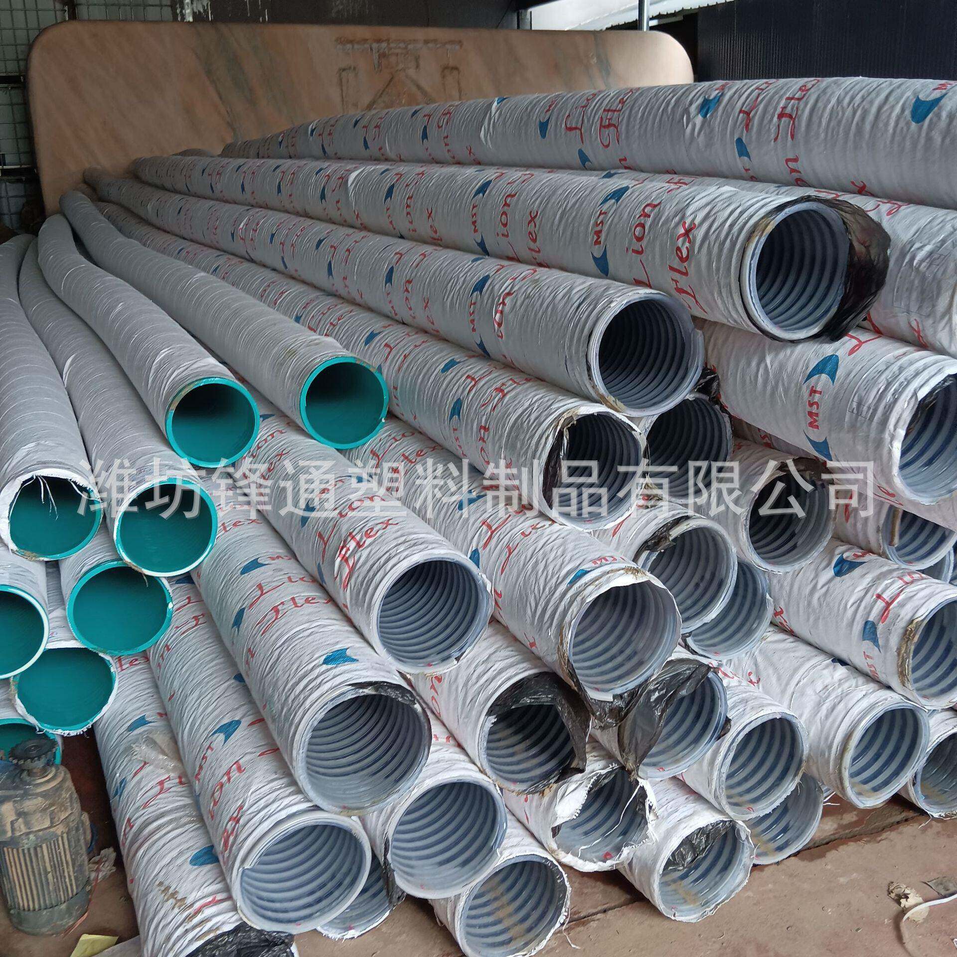 塑筋软管PVC塑筋管通风吸尘管输送物料内壁平滑规格颜色可按要求
