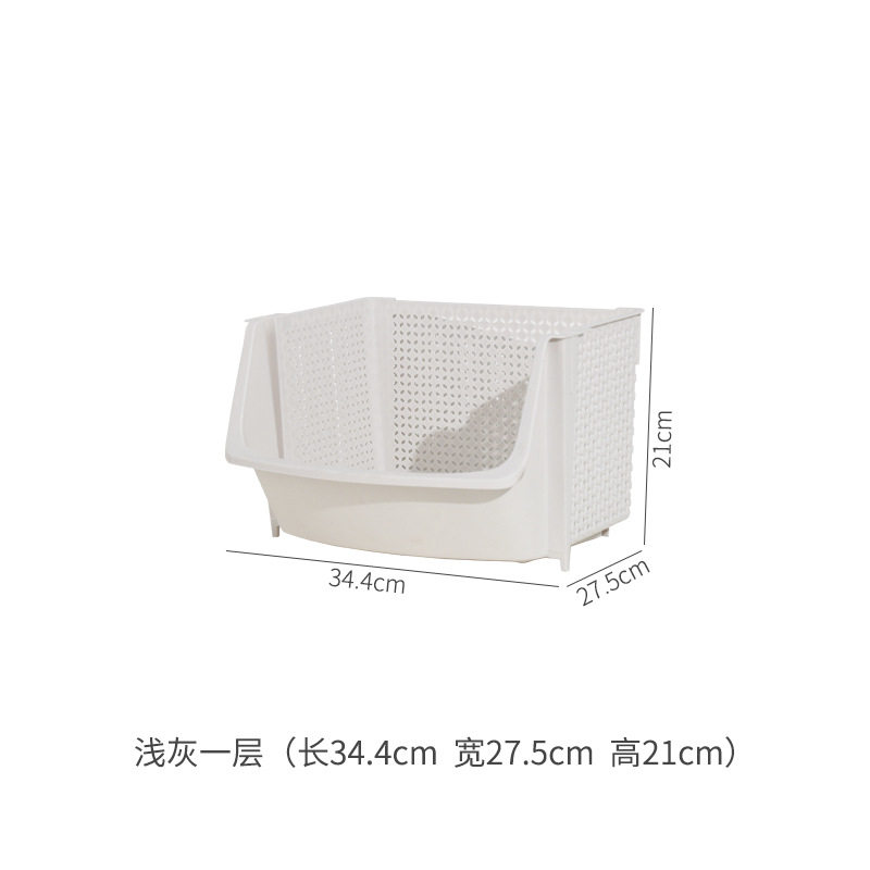 厨房台面双层置物架蔬菜水果收纳筐放土豆的菜篮子装葱姜蒜菜筐,厨房/烹饪用具,抹布架/厨房清洁收纳架,淘宝优惠券,粉丝福利购,淘宝优惠卷