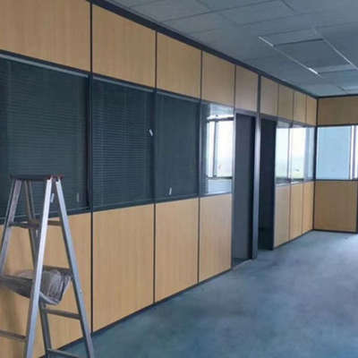 办公室高隔断仓库屏风隔断车间玻璃隔墙铝合金木板高隔间定制简约