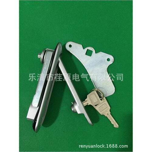 AP402-2-1亚光平面锁，电柜门锁，开关柜锁，通讯箱锁，机箱柜锁