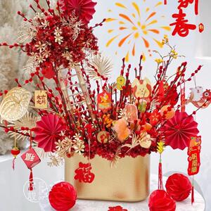 年宵蝴蝶兰花盆铁艺金色插花器锤纹方形花桶家居铁艺花器花盘