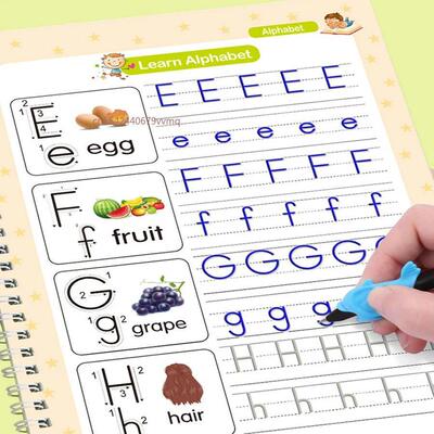 Reusable Copy Book Learning English Letter Calligraphy Book