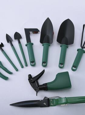 色十件套DX202011园林工具套装园艺植工铲子耙子剪具喷壶多种绿用