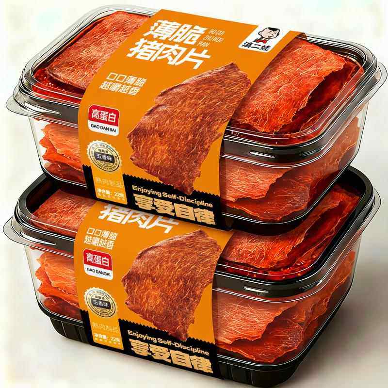 滇二娃云南特产薄脆猪肉片脆片高蛋白风乾猪肉脯解馋麻辣零食小吃,零食/坚果/特产,猪肉类,淘宝优惠券,粉丝福利购,淘宝优惠卷
