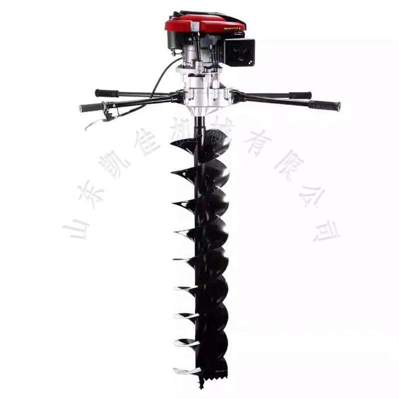 多性能挖树栽树机种植打孔机螺旋地面钻孔机地钻施肥种树钻洞机