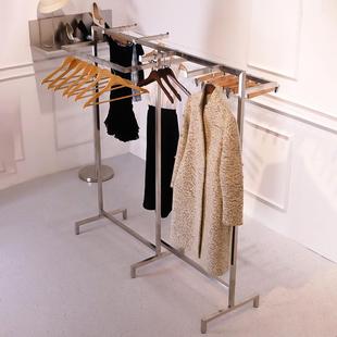服装 落地架 店展示架女装 店挂衣架多功能包包衣服陈列货架衣架服装