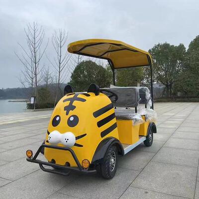卡通电动代步车观光车商场小老虎代步游玩广场车游览车公园观光车