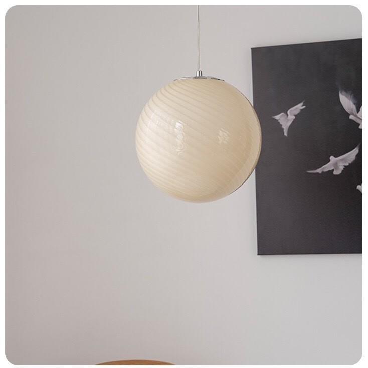 彩色泡泡餐厅奶油风吧台灯多巴胺设计感卧室灯氛围灯法式玻璃吊灯