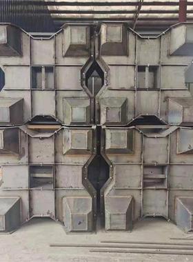 角空心方块模具防浪石模锥具四预海岸防浪石模具82616四角体制模