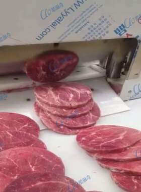 优选大型工肉厂冷冻羊肉切卷机 火锅羊肉牛端冻肉数控MAGA-102猪