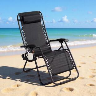 零重力午休椅拉夫马圆管阳台户外锁扣调节特斯林折叠椅稳固耐用