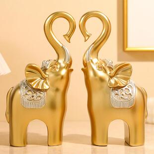 招财情侣对象简约现代欧式 饰品玄关办公客厅摆件家居工艺品 书房装