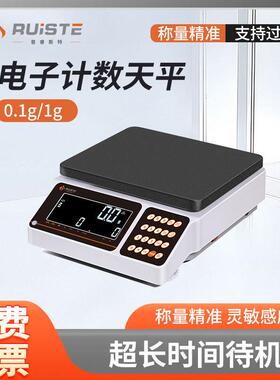 厂家直供RSA精密电子秤高精度专业计数秤0.1g电子天平黄金称重