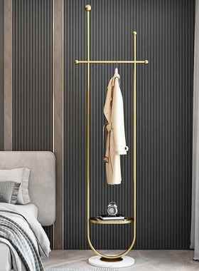 轻奢UMUX型金衣帽架客卧落地室家用色挂衣架厅酒店简易铁艺衣架