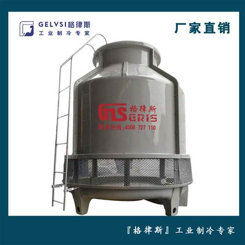 工厂直销圆形逆流式冷却塔GCT-100玻璃钢冷水塔型号全