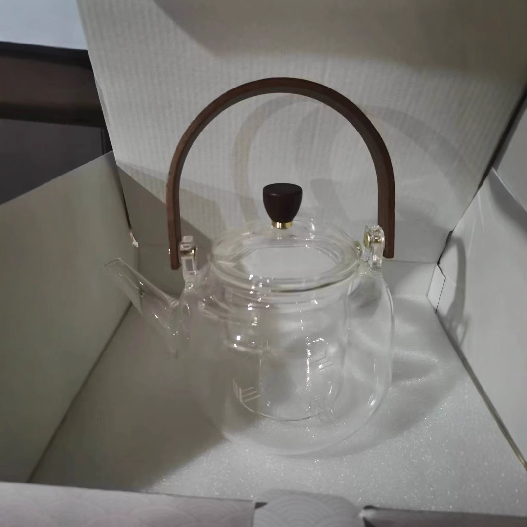 胡桃木烧水壶玻璃茶壶茶壶茶壶