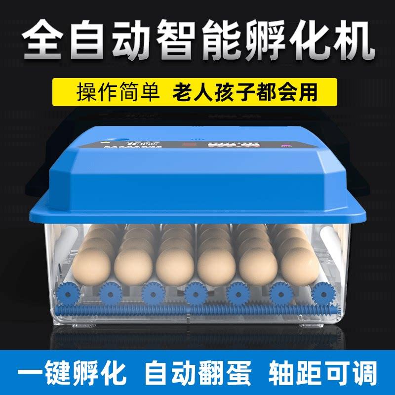 小型家用全自动孵化机智能孵化箱鹦鹉小鸡蛋鸭鹅孵化机鸟蛋孵蛋器