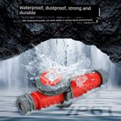 IP67新型防水防尘工业插头和插座连接器3芯4芯5芯16A32A公母对接