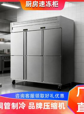 立式低温速冻瞬冷冻冰柜商用家用急冻锁鲜柜火锅食材海鲜大容量