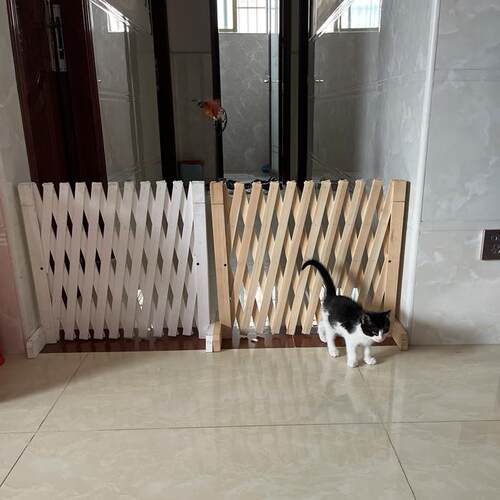 宠物栅栏栅栏隔离门户外室内伸缩隔断拦猫拦狗栅栏挡板隔离网门栏