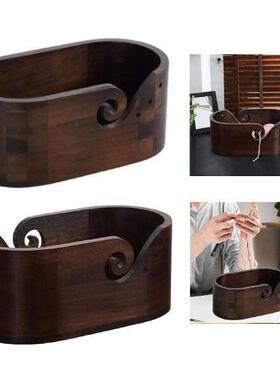 Yarn Bowl Sturdy Wooden Yarn Holder Dispenser for
