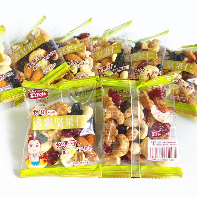 富华林多彩坚果仁500g小包装每日坚果混合坚果果仁干零食年货小吃