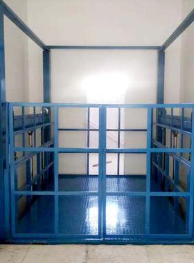 厂家供应吨厂房升降机简易货梯链条式液压升降台2吨升降平台