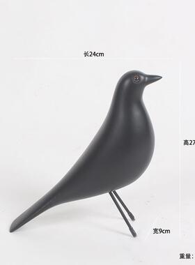 厂家丹麦装饰鸟多颜色家庭创意居家装饰树脂伊姆斯小鸟摆件
