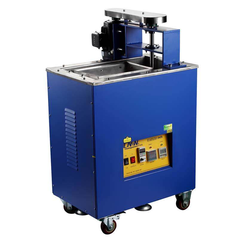 cm-4235创美威喷流式锡炉小型波峰焊立式喷锡机PID自动恒温