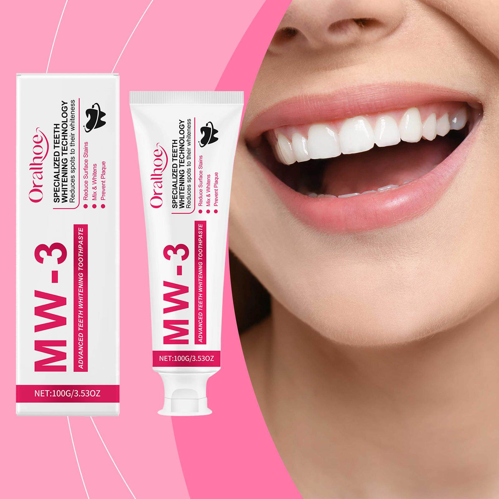 ORALHOE Breath Freshening Toothpaste - Gentle Daily Teeth an