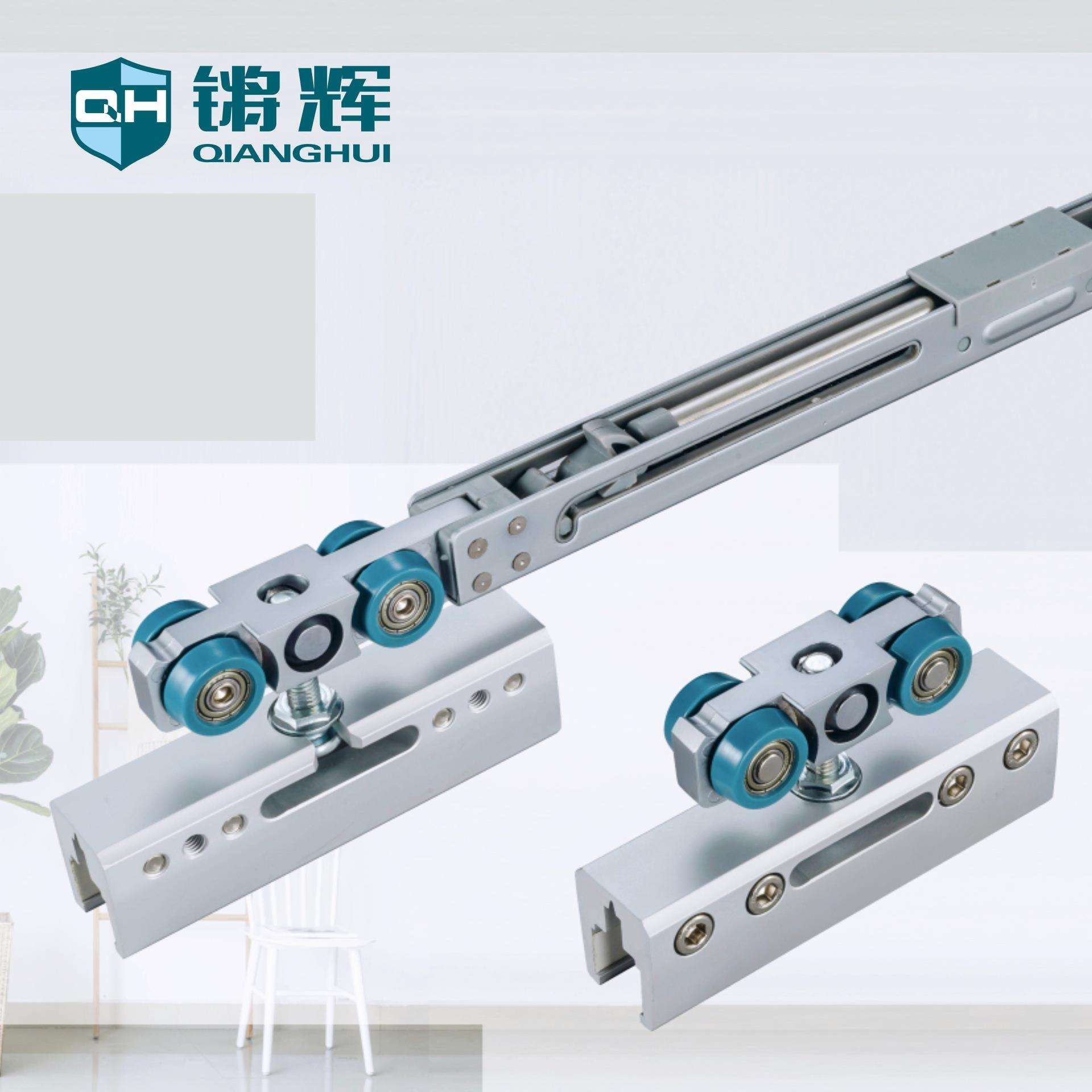 爆款 玻璃滑轮 阻尼吊轮 阻尼器 静音吊轮 缓冲滑轮滑轨道