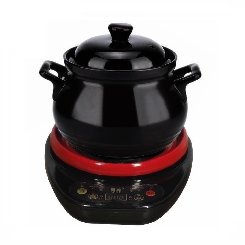 养生锅全自动多功能煮粥家用电陶瓷煲汤锅耐高温沙煲4L