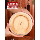 0J0大容量玻璃瓶带盖陈皮储存罐商用大号密封罐大口径茶叶干货展