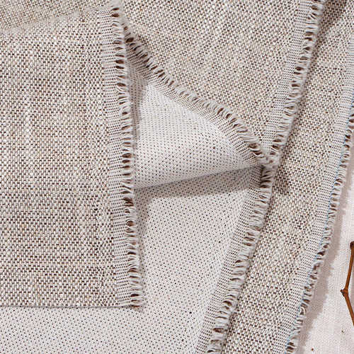 新款棉麻布料 高端系列抱枕沙发面料  纯色粗麻亚麻 沙发布料整批