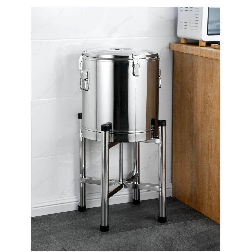 加厚不锈钢桶架保温桶架子开 水桶高锅底座热水桶支架菜板架四角