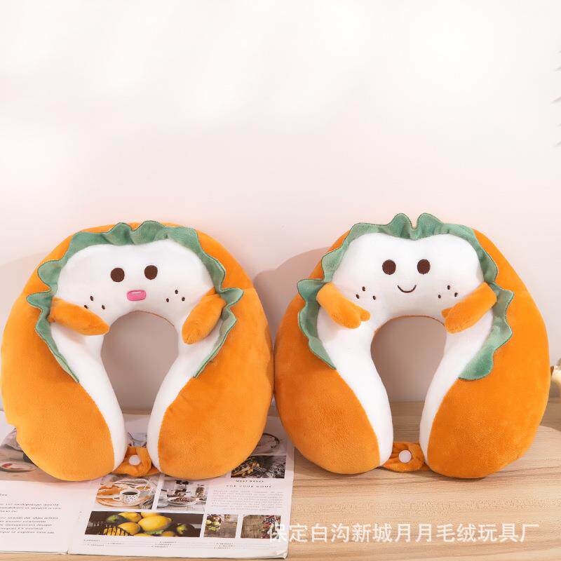 新款卡通u型颈枕旅行户外午睡枕学生趴睡午睡枕可爱面包吐司u型枕