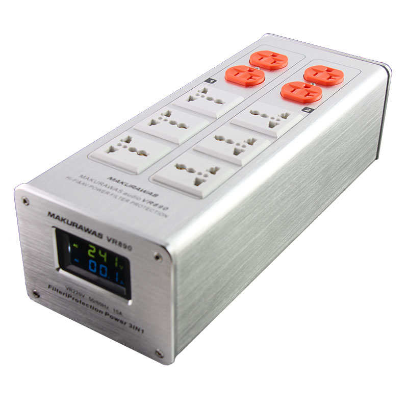 AudioXSOCC电源净化器 滤波器 防雷排插 插座 发烧音响电源
