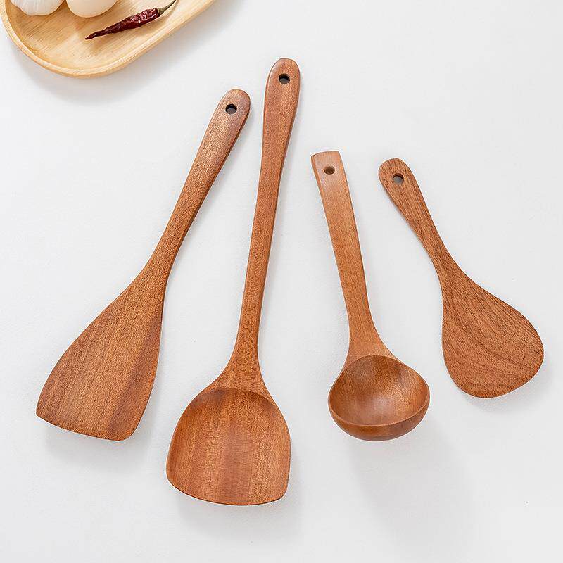 【好货严选】乌檀木厨具烹饪锅铲木铲家用炒菜铲子不粘锅烘培工具