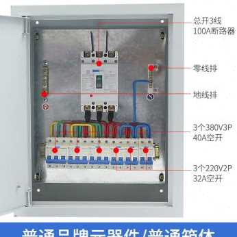 现货爆品新定制成套配电箱动力柜低压工地家用照明三相电表双电源