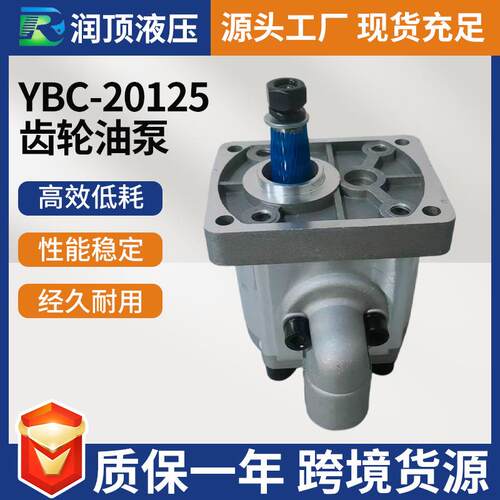 厂家直销地质勘探钻机YBC-20/125齿轮油泵液压齿轮泵小型油泵