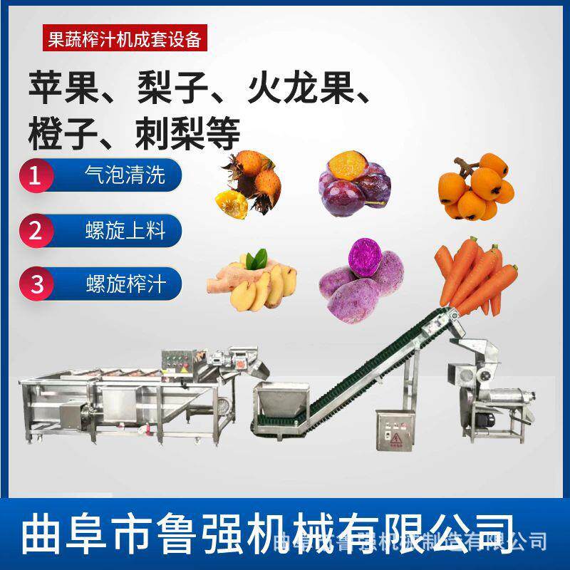 果汁饮料榨汁机大型苹果果蔬渣汁分离机火龙果粉碎榨汁机