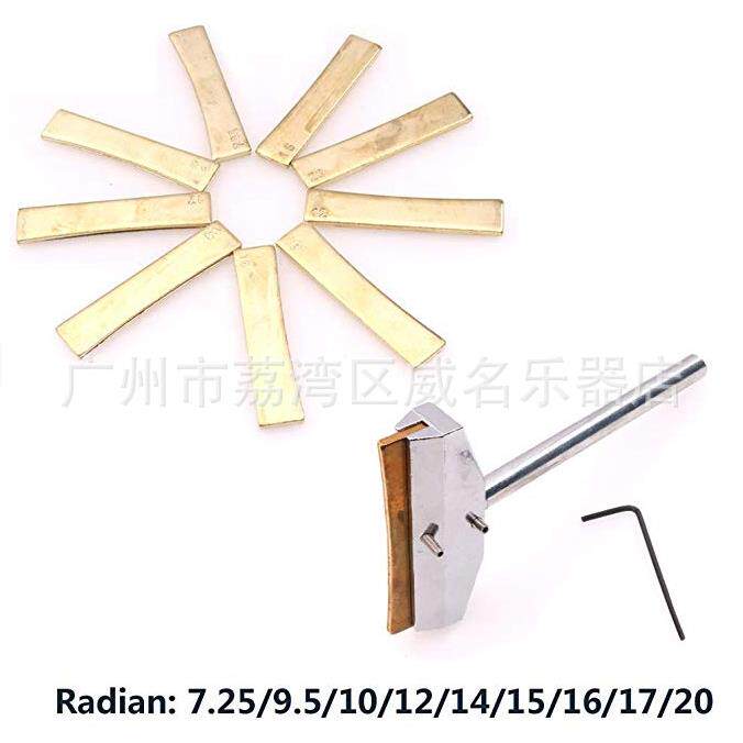 吉他品丝安装工具套装 吉他品丝安装夹具+9个规格品丝合金安装片