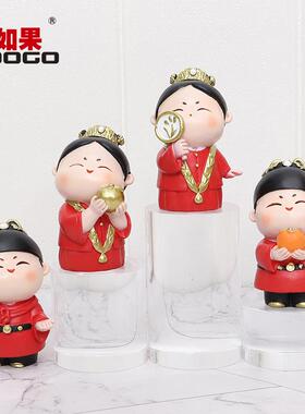 如果创意结婚礼物中式婚庆婚礼国潮礼品摆设新人婚房桌面摆件