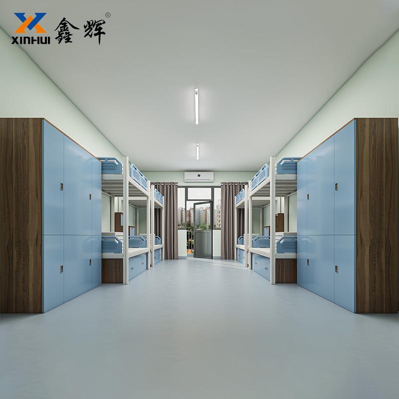 学生公寓上下铺双层床 上下组合床四人员工宿舍铁艺高低床